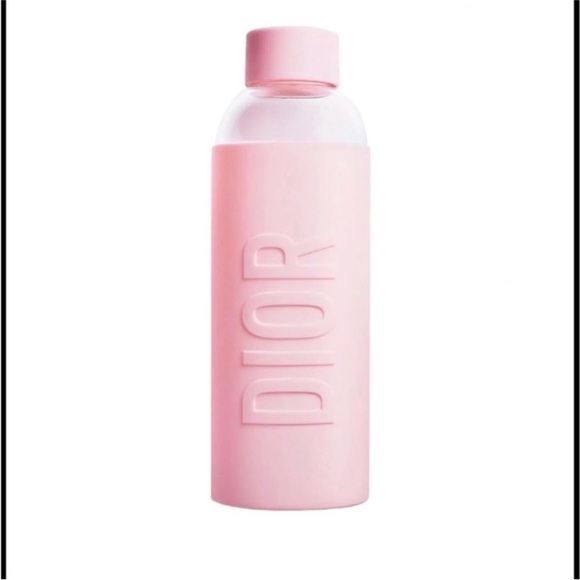 FLASH SALE🔥🔥NWT Dior Glass pink water bottle💗 - Picture 2 of 3